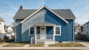 Repainting Chalky Aluminum Siding for a realistic Northeast Philadelphia property