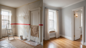 Plan managing dust during interior painting preparation with practical guidance for Philadelphia properties, including warning signs, scope decisions, and pr. Suggested category: Interior Calendar action: KEEP: focused on containment operations Managing Dust During Interior Painting Pre