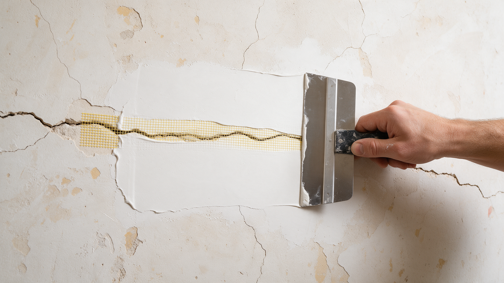 A professional painter wearing a respirator working from an aerial boom lift, carefully applying premium white exterior primer to the intricate corbels of a historic Philadelphia wooden cornice.